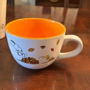 Peanuts Snoopy Fall Soup Large Coffee Tea Mug New